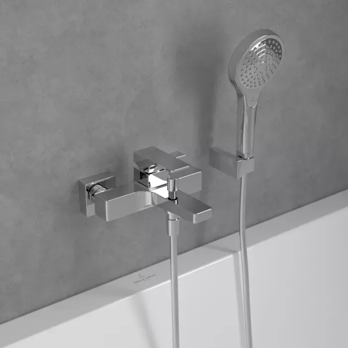 Baterie cada Villeroy and Boch Architectura, aparenta, crom, TVT12500100061 — imaginea 4