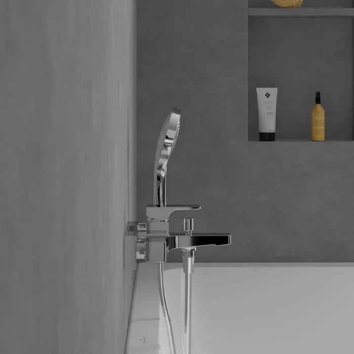 Baterie cada Villeroy and Boch Architectura, aparenta, crom, TVT12500100061 — imaginea 9