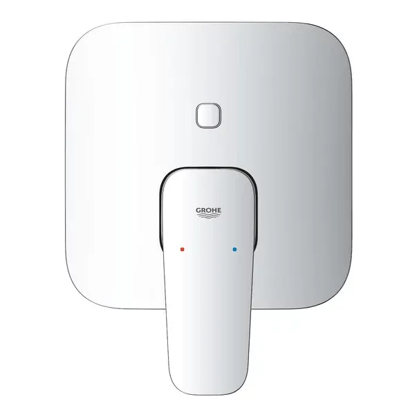 Baterie cada-dus incastrata Grohe Cubeo crom lucios fara corp ingropat — imaginea 5