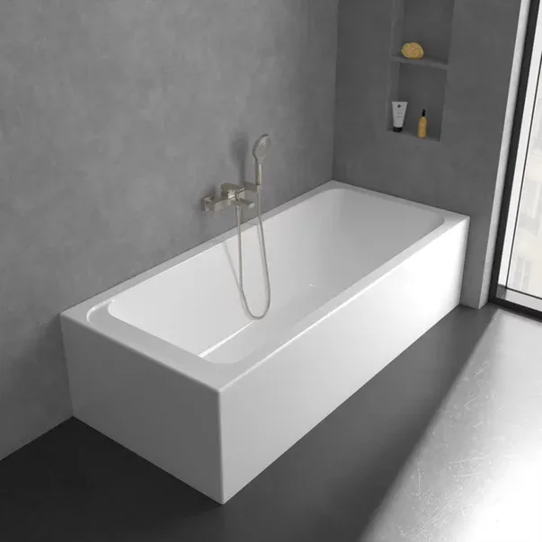 Baterie cada-dus Villeroy&Boch Architectura Square monocomanda nichel periat — imaginea 7
