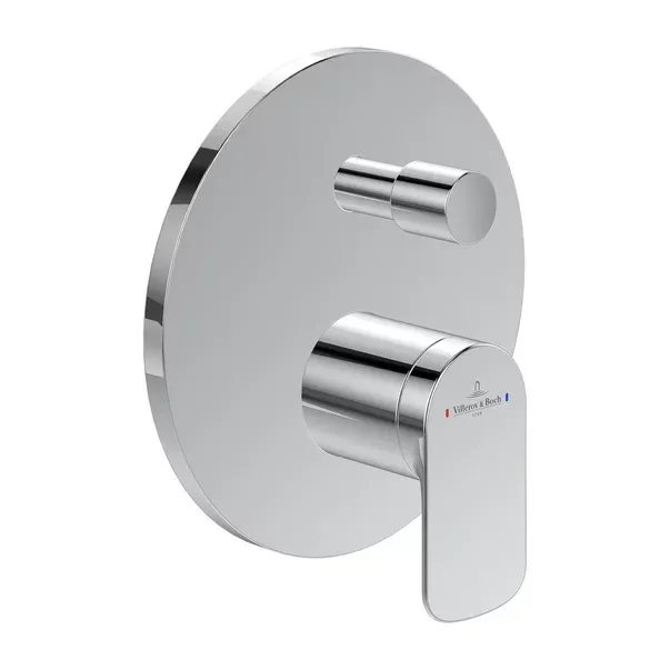 Baterie cada-dus incastrata Villeroy&Boch O.novo crom lucios fara corp ingropat — imaginea 6