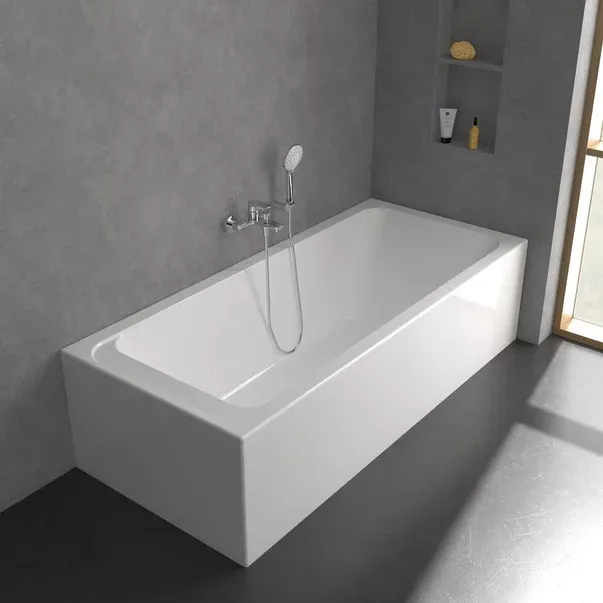 Baterie cada-dus Villeroy&Boch O.novo monocomanda crom lucios — imaginea 2