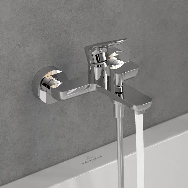 Baterie cada-dus Villeroy&Boch O.novo monocomanda crom lucios — imaginea 4