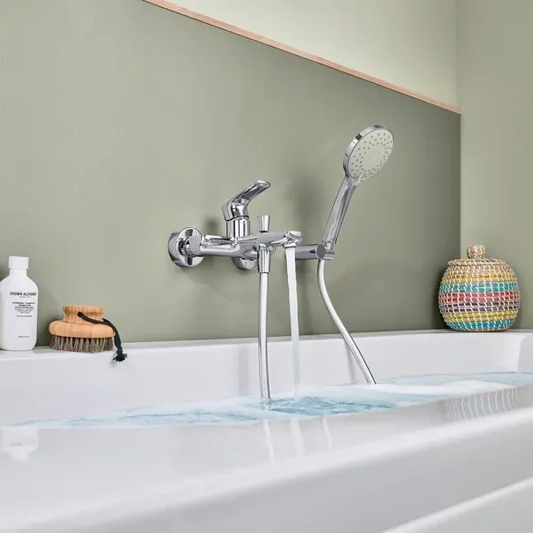 Baterie cada-dus Villeroy&Boch O.novo monocomanda crom lucios — imaginea 5