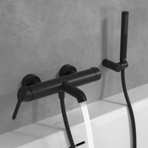 Baterie cada-dus Villeroy&Boch Skyla monocomanda negru mat — imaginea 10
