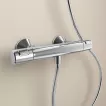 Baterie dus Ideal Standard Ceratherm T25 A7201AA, 1/2'', aparenta, termostat, anti-oparire, limitator, crom — imaginea 2