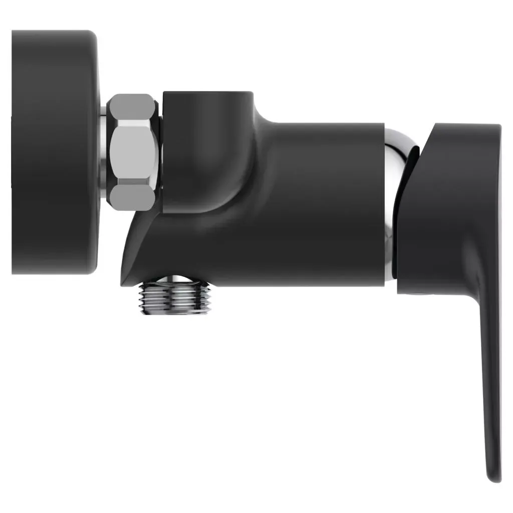 Baterie dus Ideal Standard Cerafine O BC499U4, 1/2'', aparenta, monocomanda, cartus ceramic, mat, negru — imaginea 4