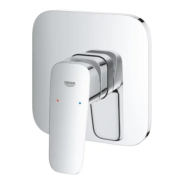 Baterie dus incastrata Grohe Cubeo crom lucios fara corp ingropat — imaginea 2
