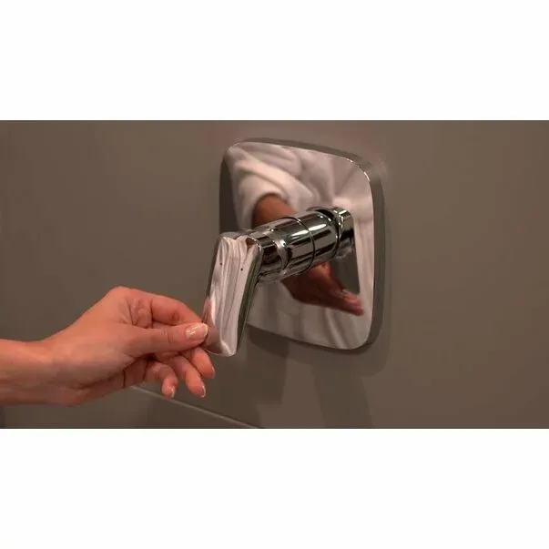 Baterie dus incastrata Hansgrohe Logis monocomanda crom — imaginea 2