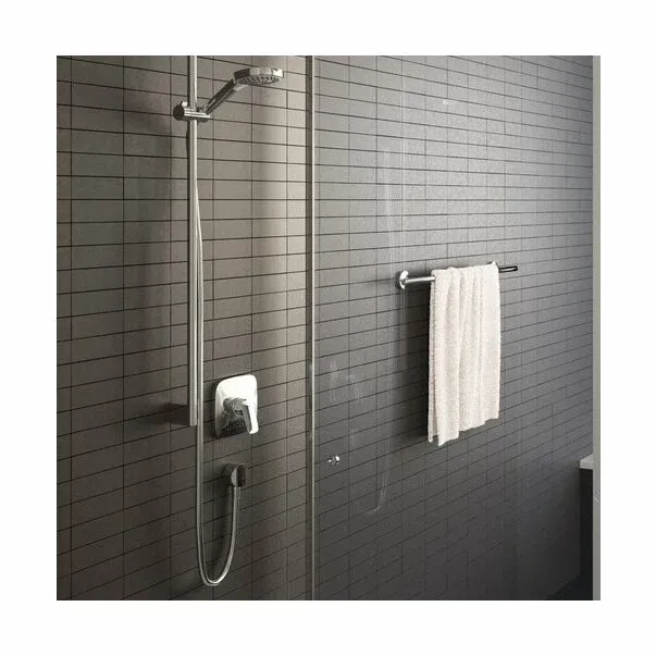 Baterie dus incastrata Hansgrohe Logis monocomanda crom — imaginea 4