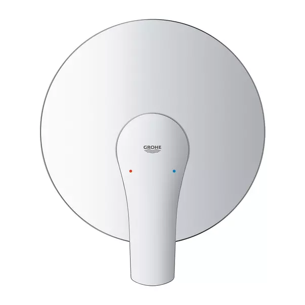 Baterie dus incastrata Grohe Eurosmart crom lucios cu corp ingropat — imaginea 2