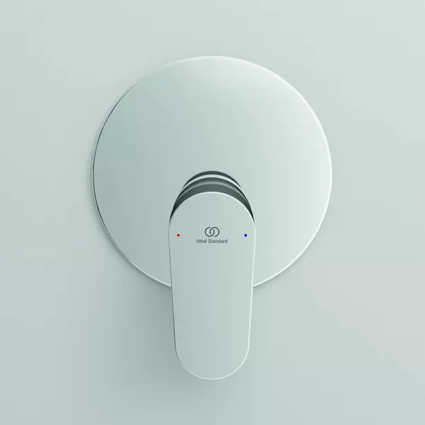 Baterie dus incastrata Ideal Standard Cerafine O crom lucios fara corp ingropat — imaginea 6