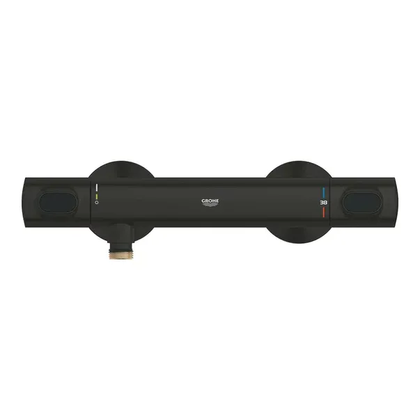 Baterie dus termostatata negru mat Grohe Grohtherm 500 — imaginea 2