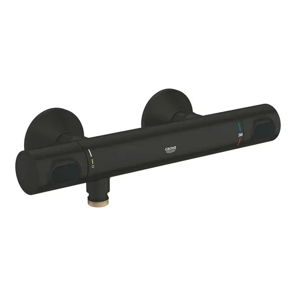 Baterie dus termostatata negru mat Grohe Grohtherm 500 — imaginea 3