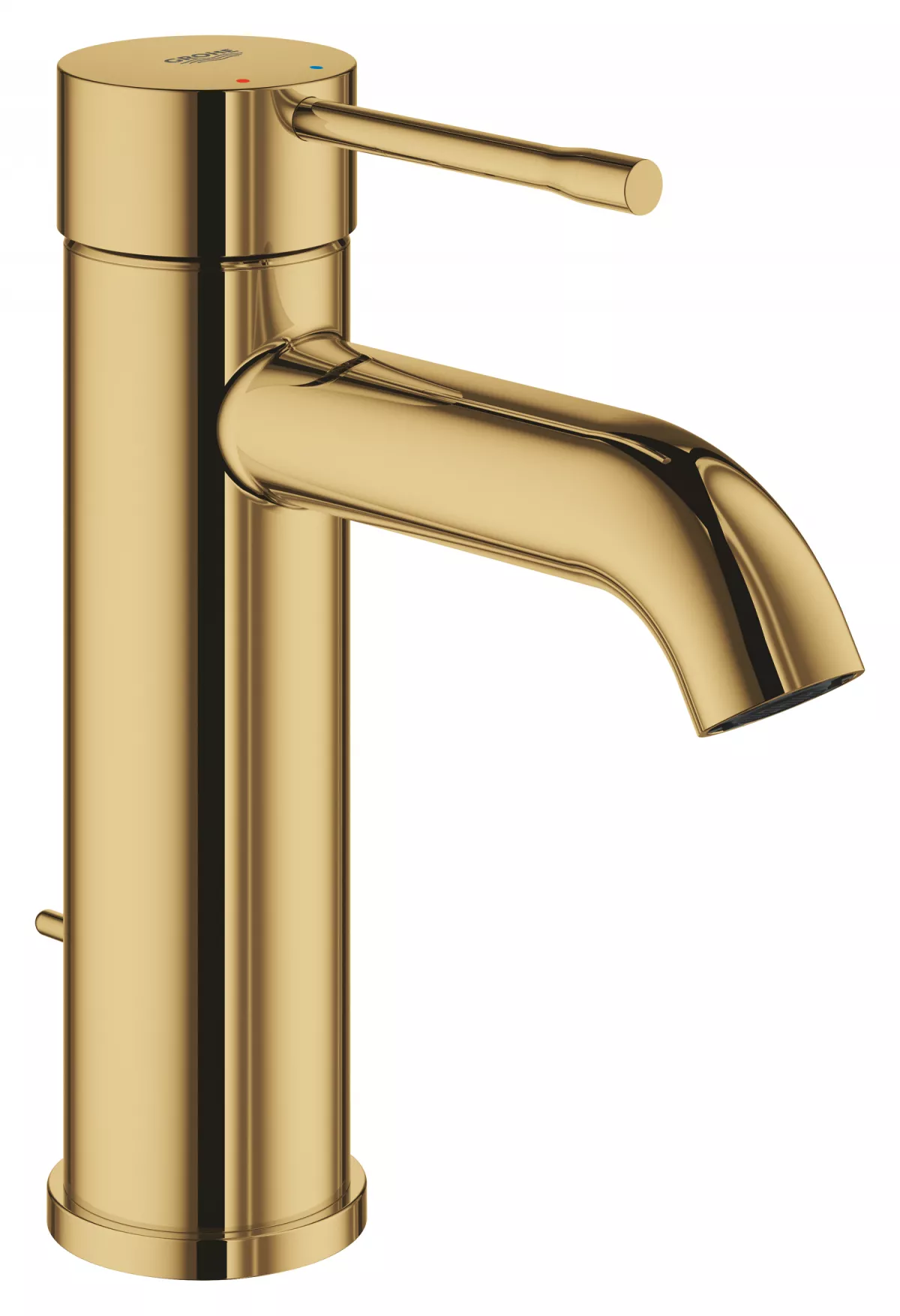 Baterie lavoar Grohe Essence 24171GL1, 3/8'', S, 174 mm, ventil, lucios, auriu — imaginea 2