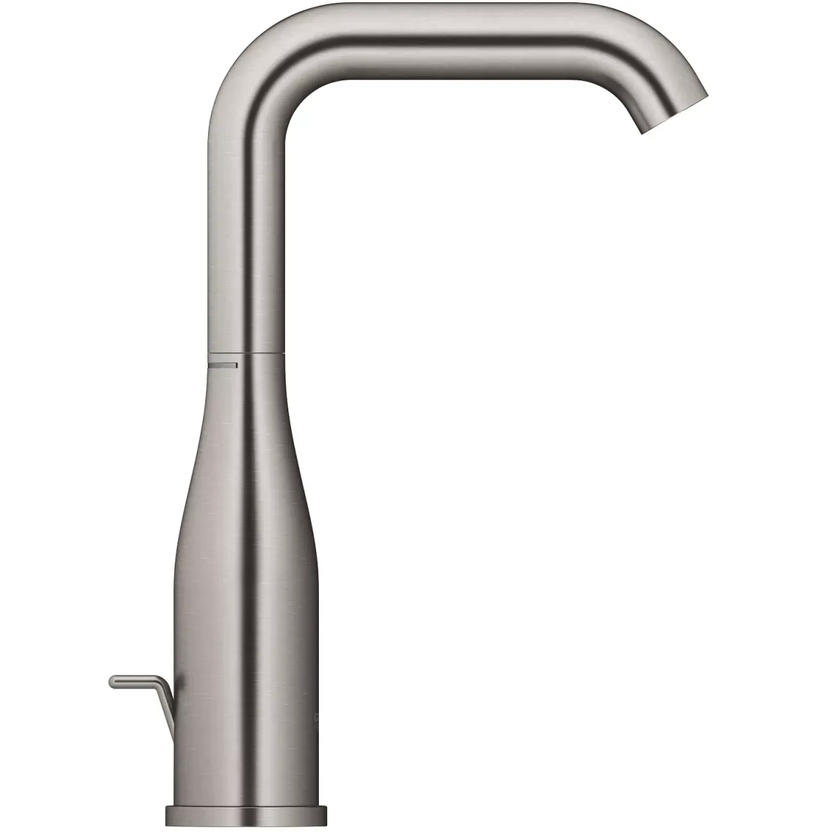 Baterie lavoar Grohe Essence 24174AL1, 3/8'', marimea L, ventil, mat, grafit — imaginea 3