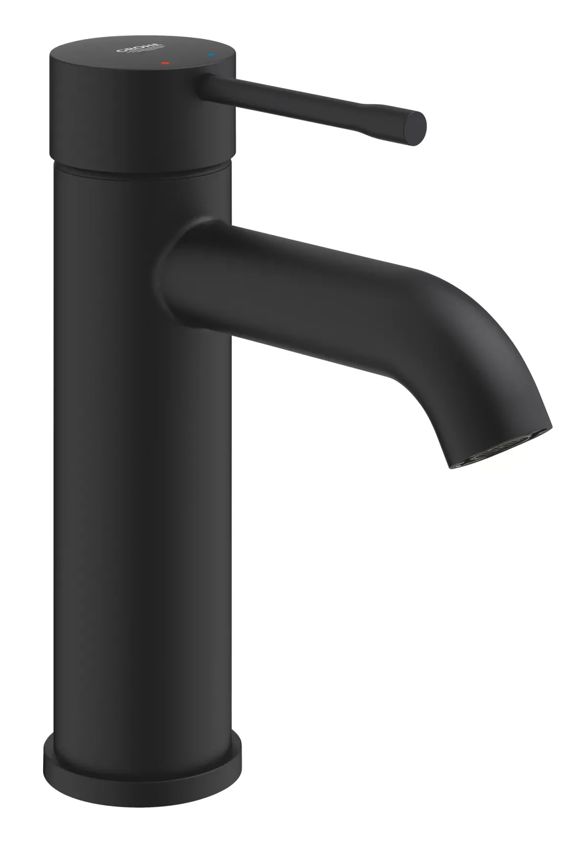 Baterie lavoar Grohe Essence 24172KF1, 3/8'', marimea S, cartus ceramic, monocomanda, fara ventil, mat , negru — imaginea 4