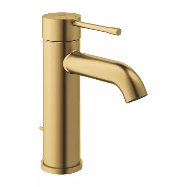 Baterie lavoar Grohe Essence S monocomanda auriu periat Cool Sunrise — imaginea 3