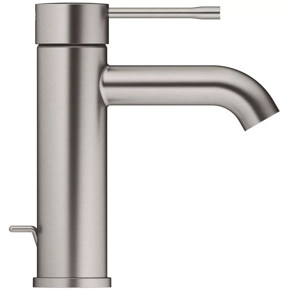 Baterie lavoar Grohe Essence, 3/8'', S, 174 mm, ventil, mat, grafit, 23589AL1 — imaginea 4