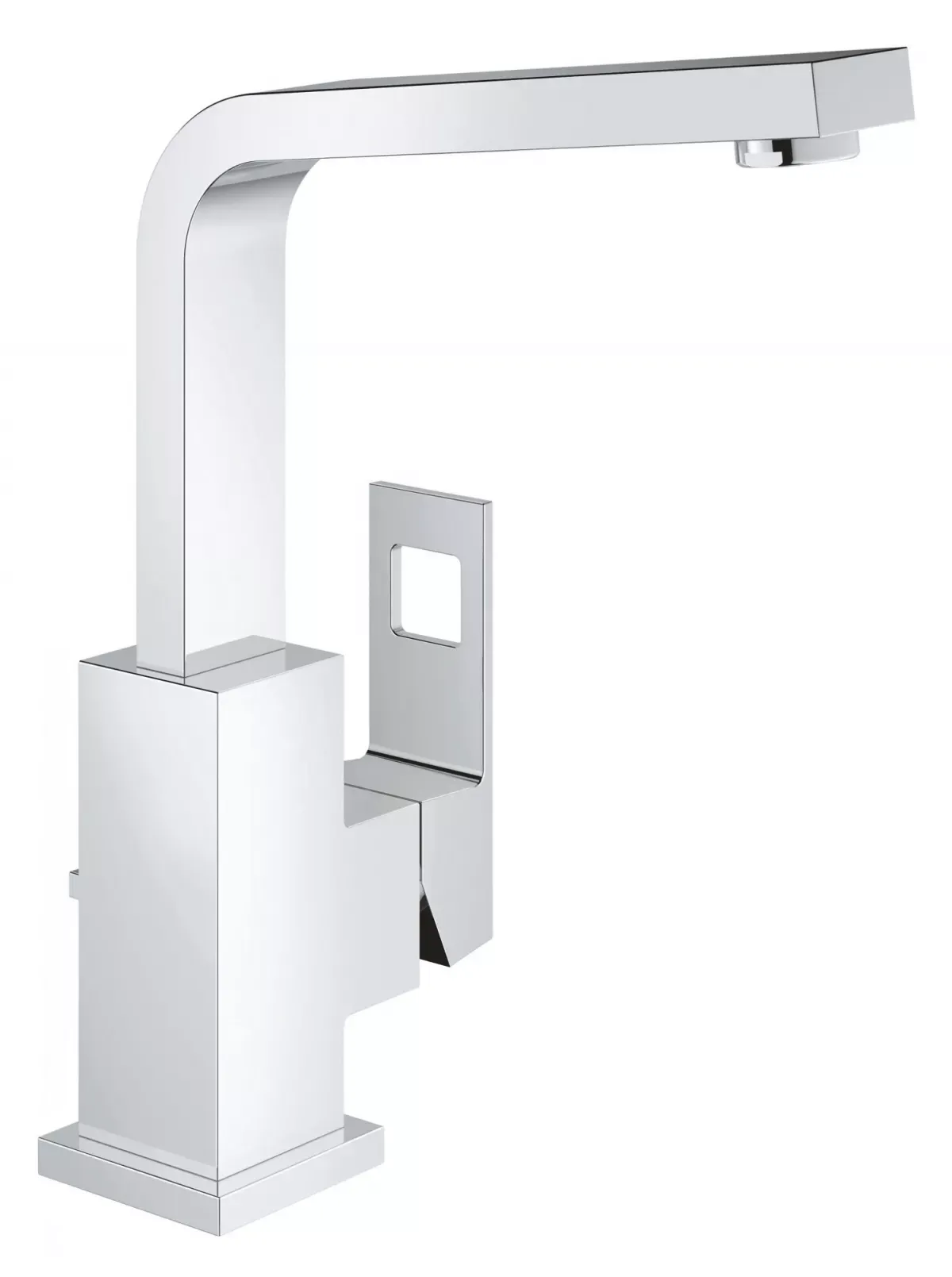 Baterie lavoar Grohe Eurocube 2313500E, 3/8'', L, 248 mm, ECO, ventil, crom — imaginea 4