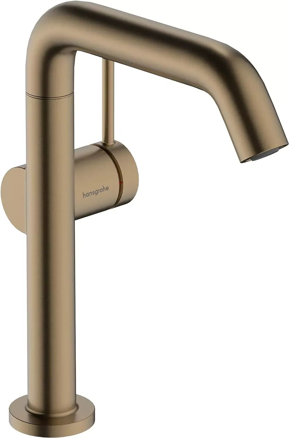 Baterie lavoar Hansgrohe Tecturis S, L, 236 mm, pornire rece, ventil, mat, bronz, 73360140 — imaginea 3