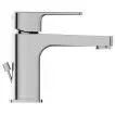 Baterie lavoar Ideal Standard Cerafine D BC685AA, 3/8'', marimea S, monocomanda, cartus ceramic, evacuare cu tija, crom — imaginea 4