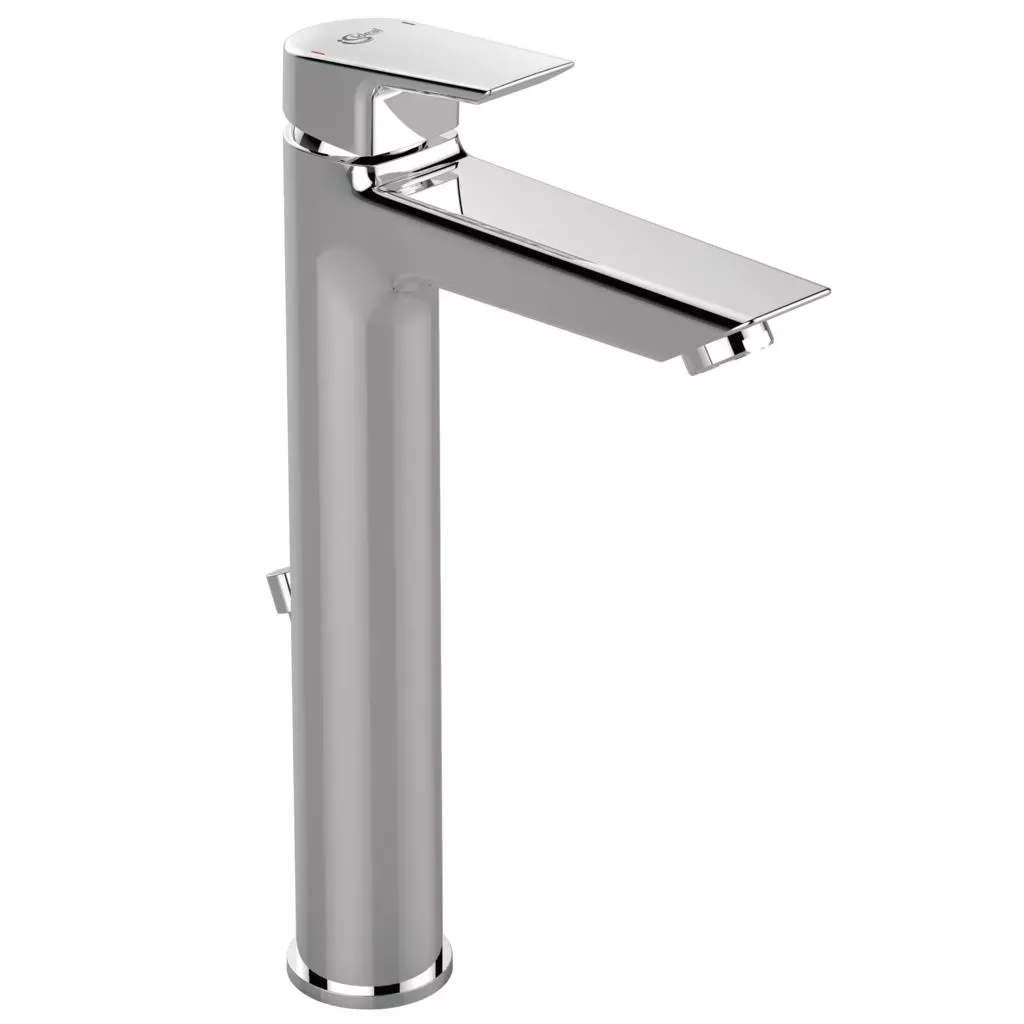 Baterie lavoar Ideal Standard Tesi A6573, 3/8'', marimea XL, monocomanda, cartus ceramic, pop-metalic, crom — imaginea 2