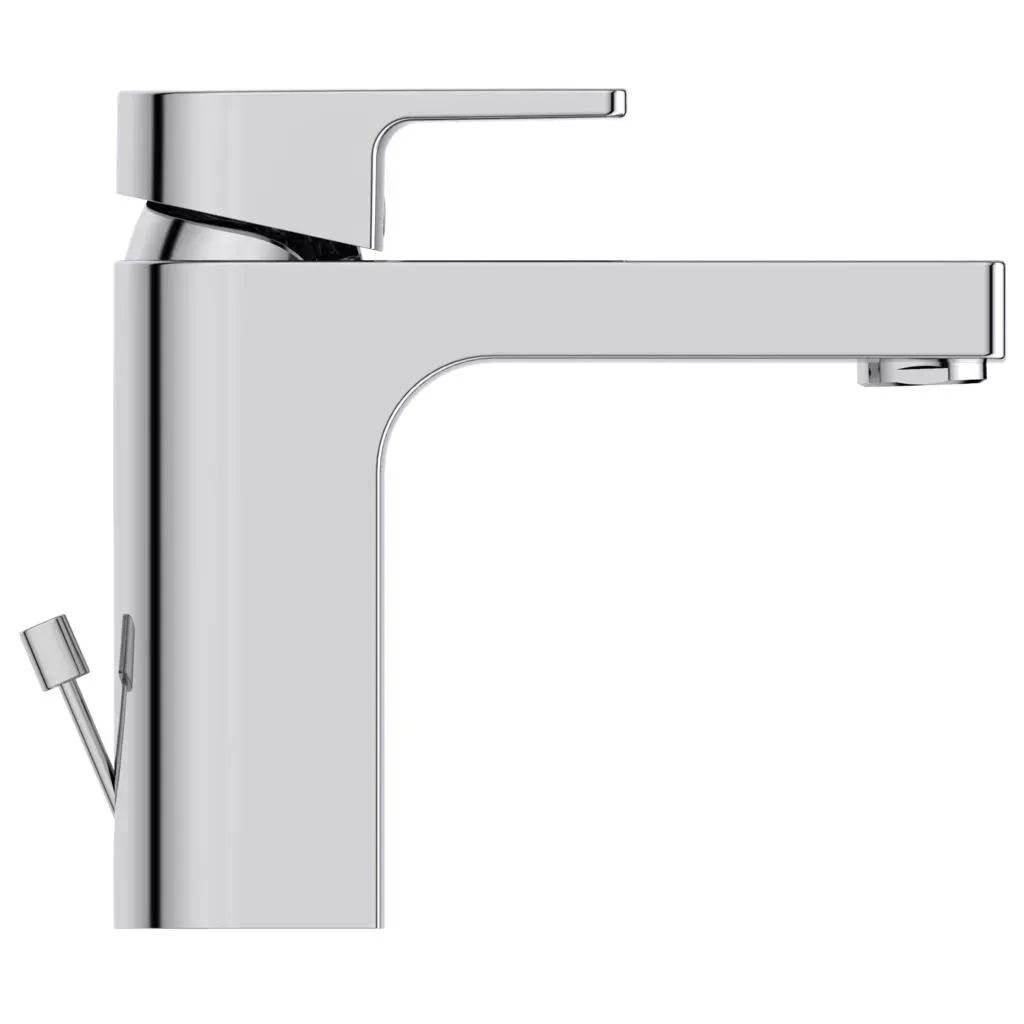 Baterie lavoar Ideal Standard Edge A7104AA, 3/8'', marimea M, monocomanda, cartus ceramic, evacuare cu tija, crom — imaginea 2