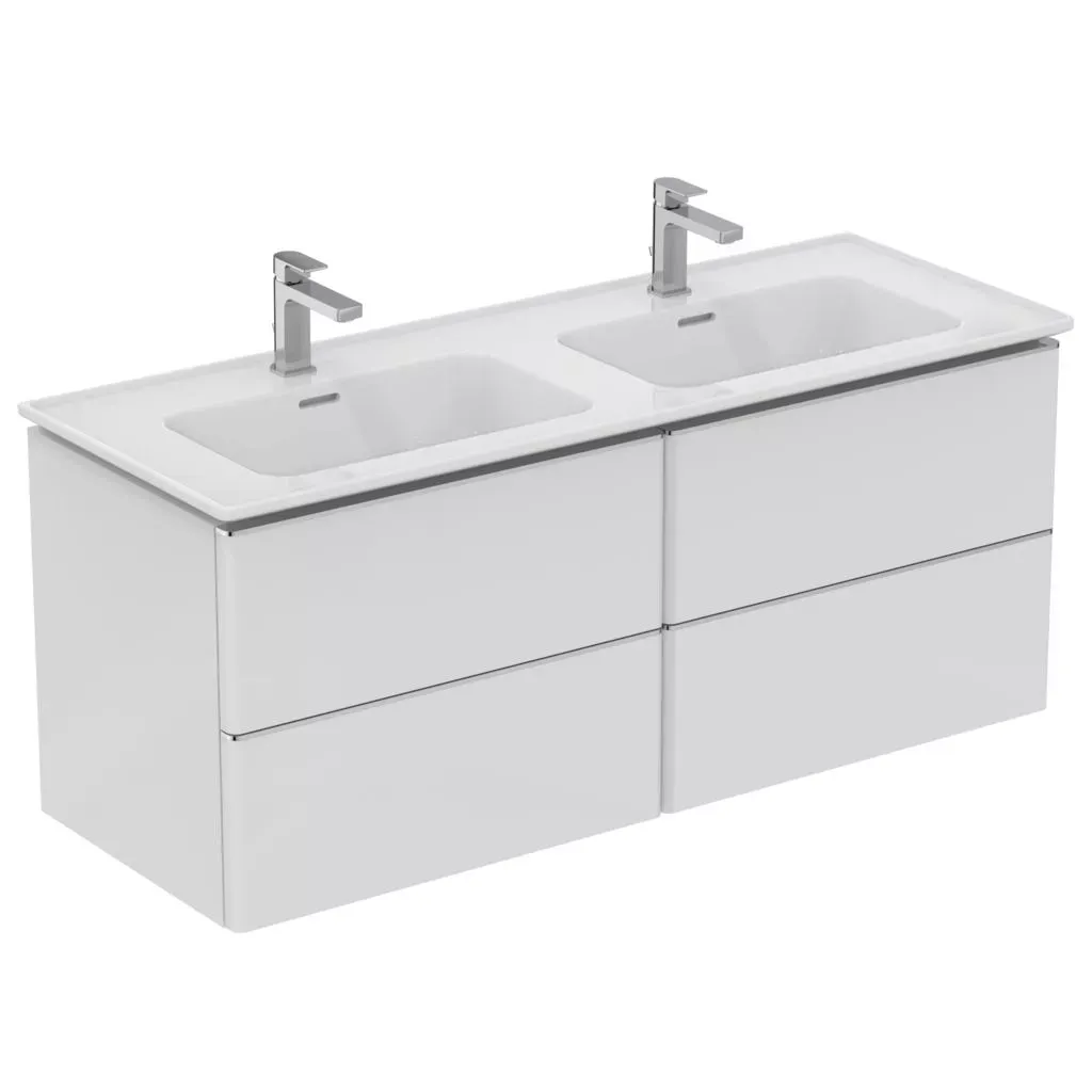 Baterie lavoar Ideal Standard Edge A7101, 3/8'', marimea M, monocomanda, cartus ceramic, pop-up metalic, crom — imaginea 4