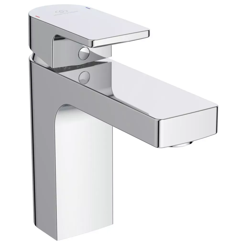 Baterie lavoar Ideal Standard Edge A7104AA, 3/8'', marimea M, monocomanda, cartus ceramic, evacuare cu tija, crom — imaginea 4
