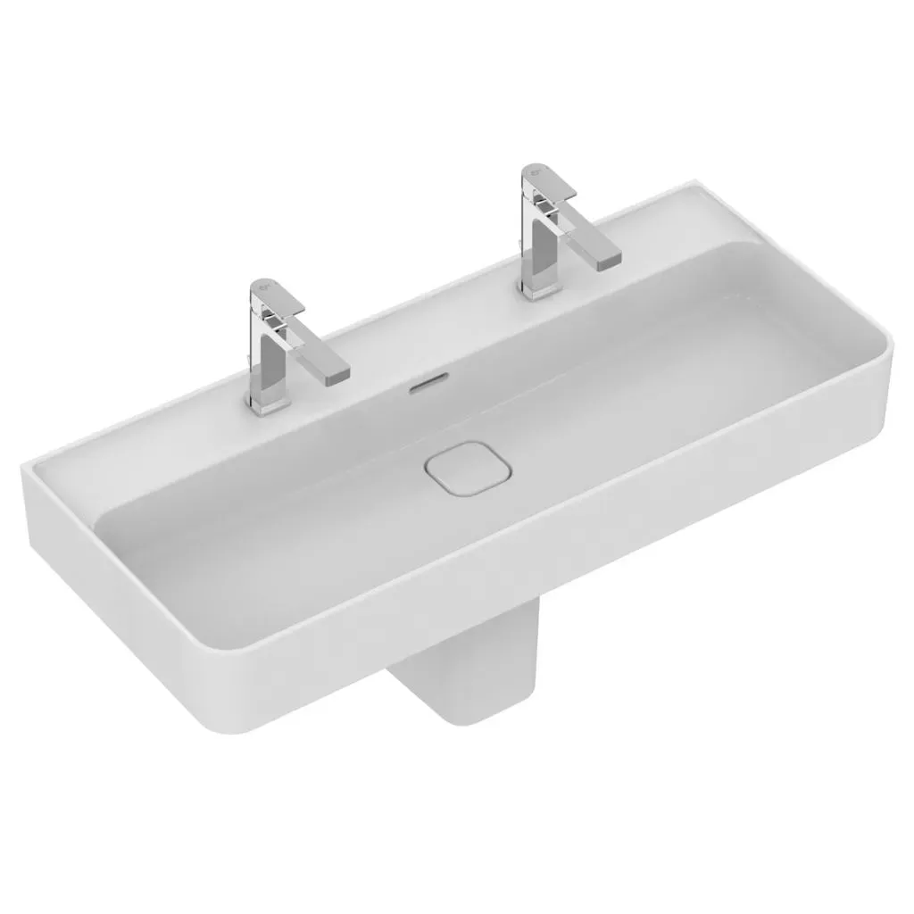 Baterie lavoar Ideal Standard Edge Slim A7106, 3/8'', marimea L, monocomanda, pop-up metalic, cartus ceramic, crom — imaginea 3