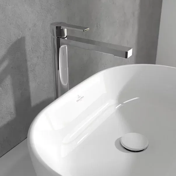 Baterie lavoar inalta Villeroy&Boch Architectura monocomanda crom lucios cu ventil Push-Open — imaginea 6