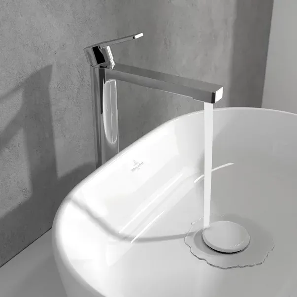 Baterie lavoar inalta Villeroy&Boch Architectura monocomanda crom lucios cu ventil Push-Open — imaginea 7