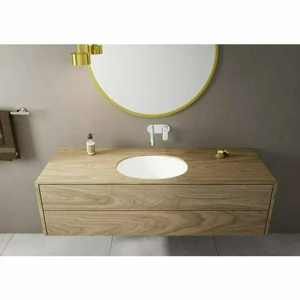Baterie lavoar incastrata Hansgrohe Vernis Blend 20.7 cm crom lucios fara corp ingropat — imaginea 2
