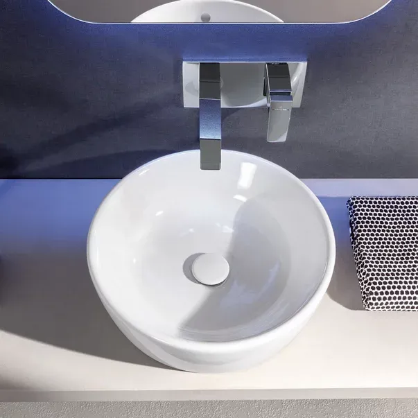 Baterie lavoar incastrata Villeroy&Boch Architectura Square crom lucios fara corp ingropat — imaginea 3