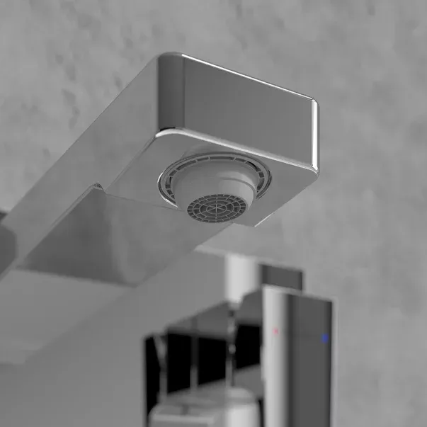 Baterie lavoar incastrata Villeroy&Boch Architectura Square crom lucios fara corp ingropat — imaginea 5