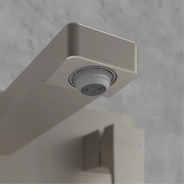 Baterie lavoar incastrata Villeroy&Boch Architectura Square nichel periat fara corp ingropat — imaginea 3