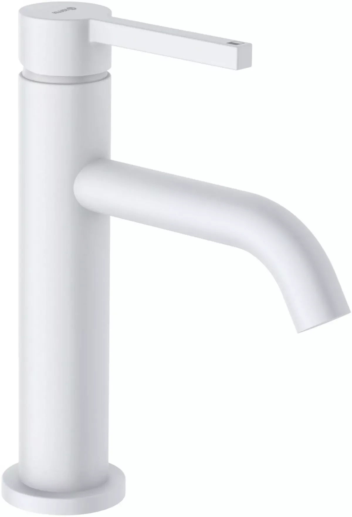 Baterie lavoar Kludi Nova Fonte, M, 195 mm, ventil, mat, alb, 202885315 — imaginea 2