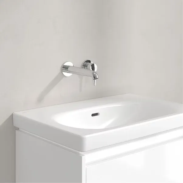 Baterie lavoar incastrata Villeroy&Boch Skyla crom lucios pipa 20 cm fara corp ingropat — imaginea 5