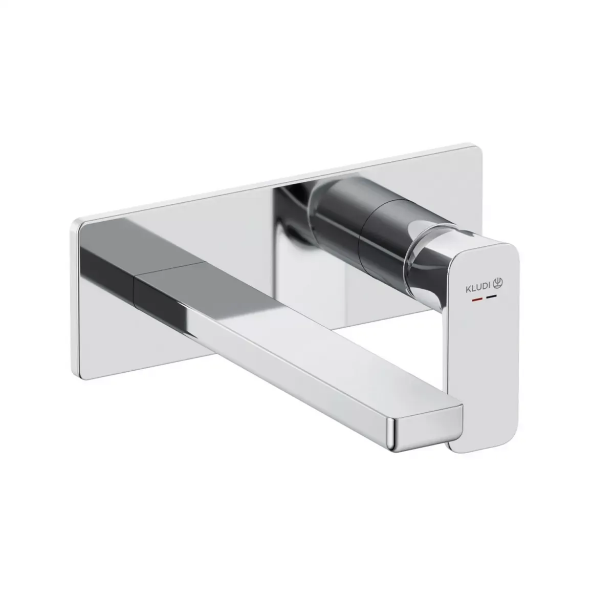Baterie lavoar Kludi Renon, pe perete, 210 mm, necesita valva, crom, 422440575 — imaginea 2