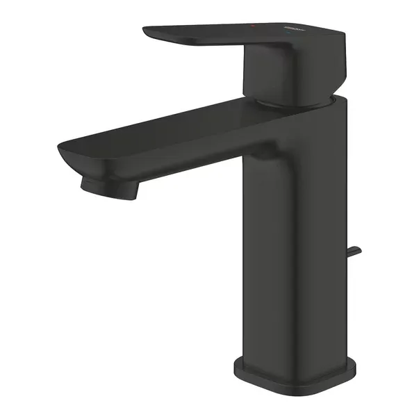 Baterie lavoar monocomanda Grohe Cubeo M cu ventil Pop-Up negru mat — imaginea 3