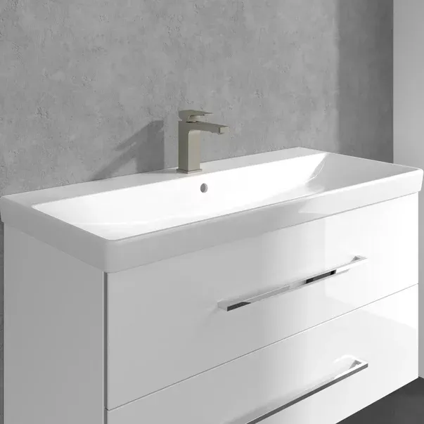 Baterie lavoar Villeroy&Boch Architectura Square nichel periat — imaginea 5
