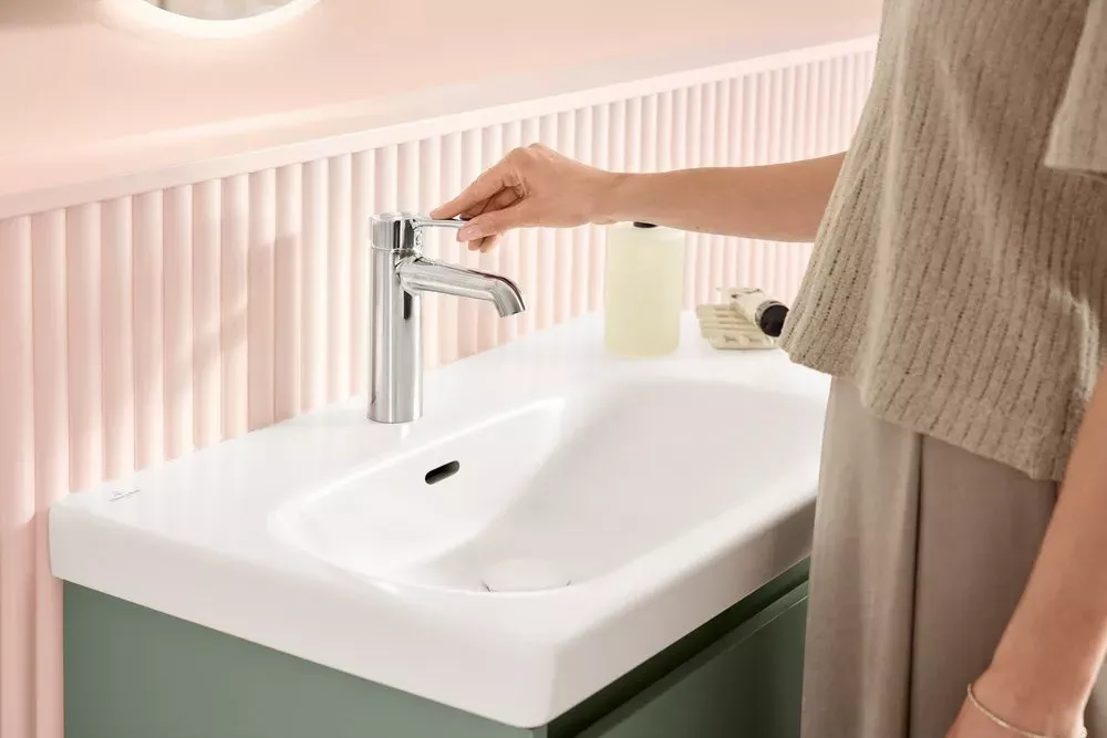 Baterie lavoar Villeroy and Boch Skyla, M, 194 mm, crom, TVW11600400061 — imaginea 8