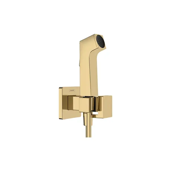 Dus igienic auriu lucios Hansgrohe E EcoSmart cu 1 jet Bidette — imaginea 2