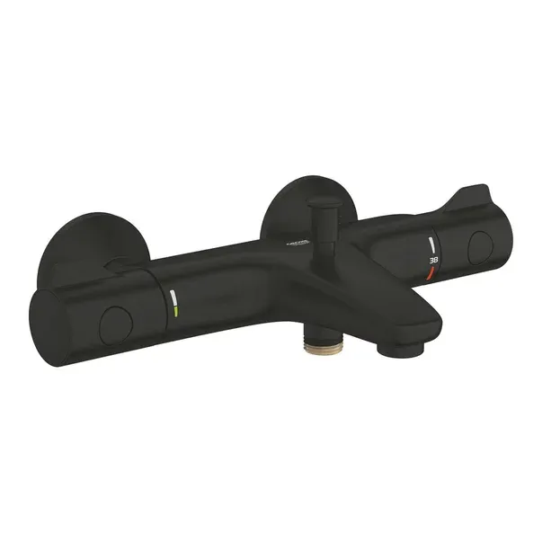 Baterie termostatata cada negru mat Grohe Grohtherm 800 — imaginea 3