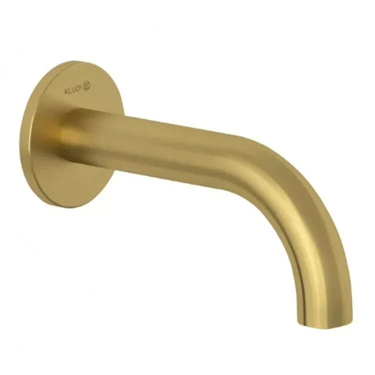 Pipa cada Kludi Bozz, 1/2'', 160 mm, mat, auriu, 38505N0