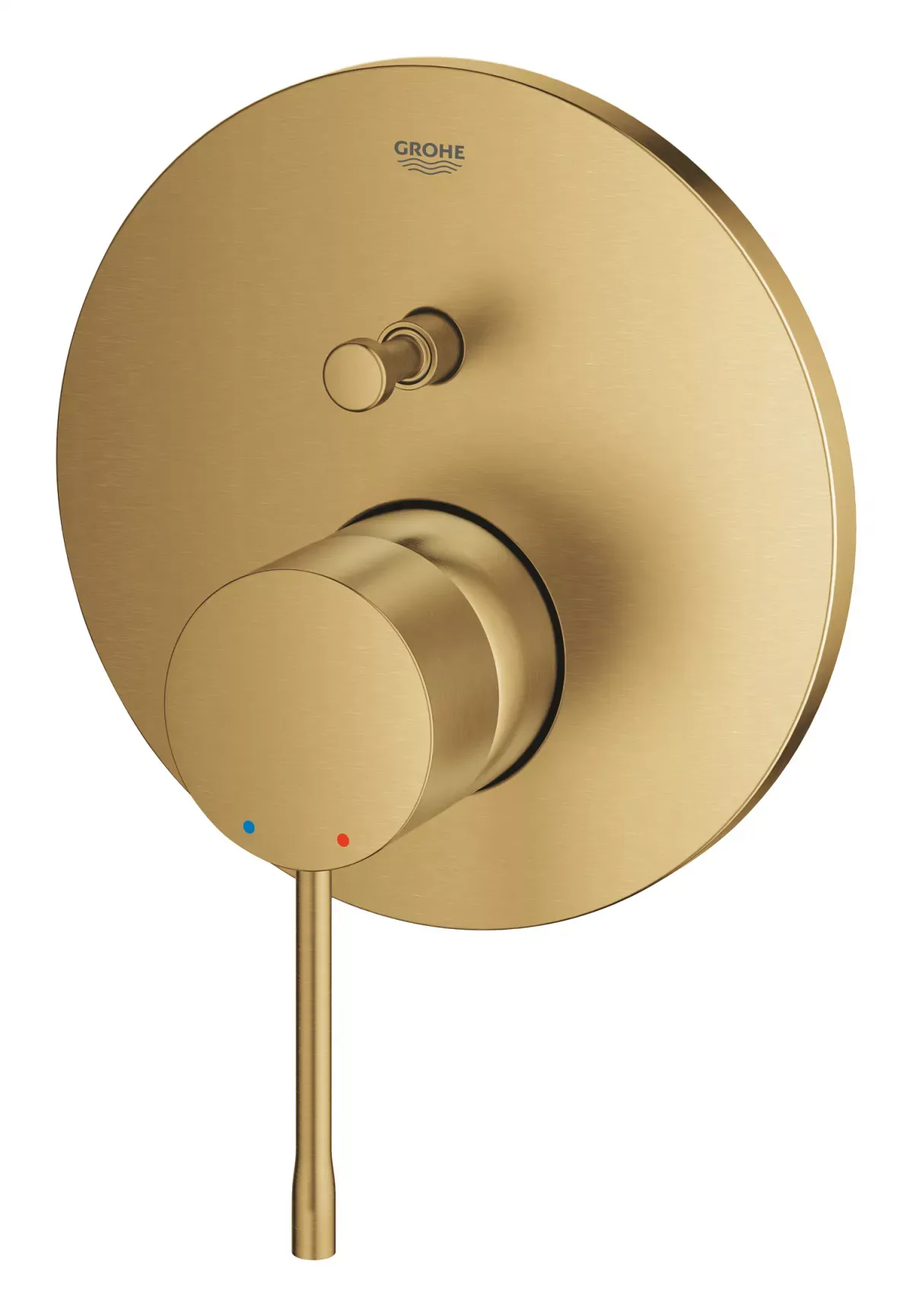 Unitate comanda Grohe Essence 24058GN1, 1/2'' diverter, 2 iesiri, necesita valva, mat, auriu — imaginea 3