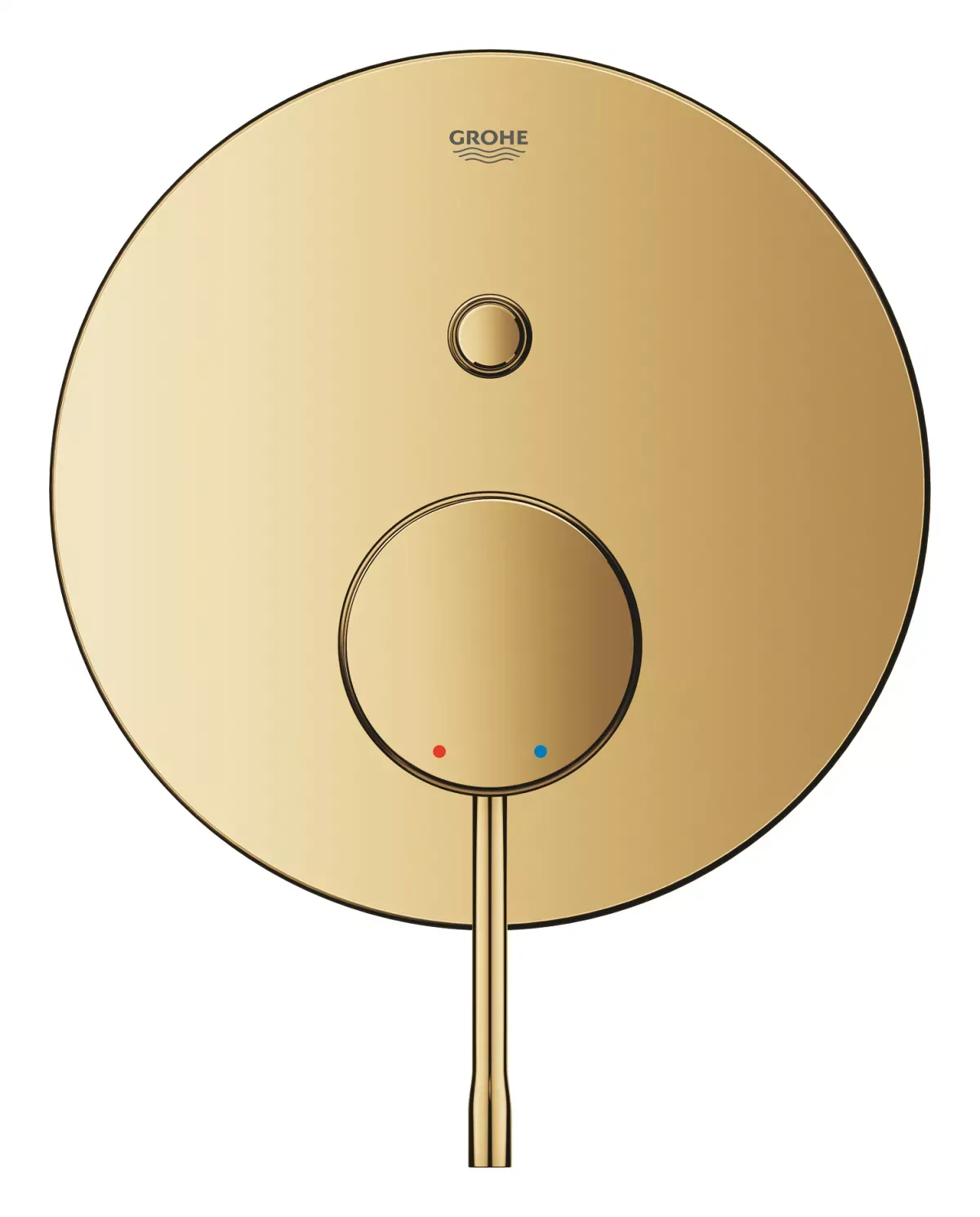 Unitate comanda Grohe Essence 24058GL1, 1/2'', 2 iesiri, necesita valva, lucios, auriu — imaginea 4