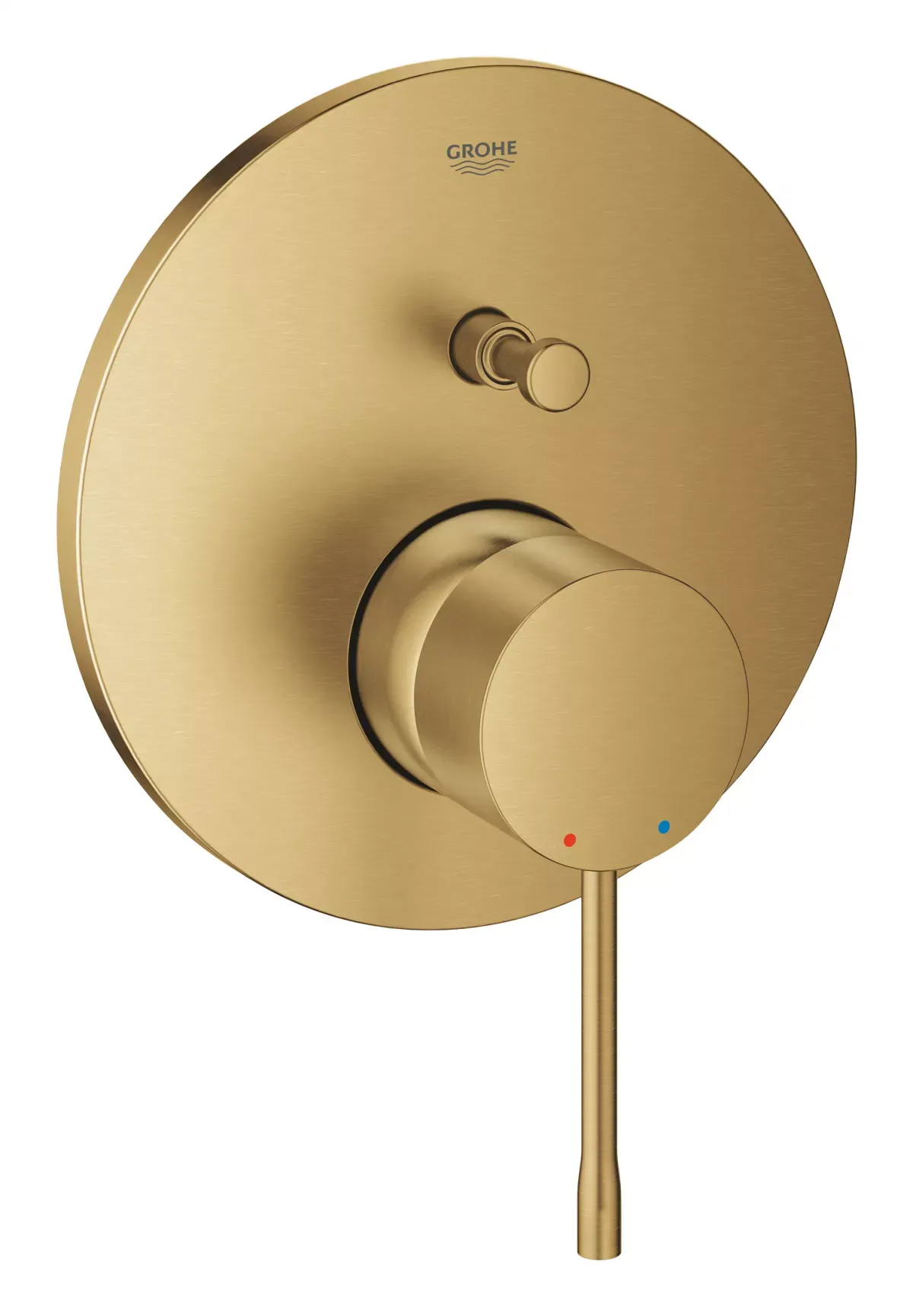 Unitate comanda Grohe Essence 24058GN1, 1/2'' diverter, 2 iesiri, necesita valva, mat, auriu — imaginea 4