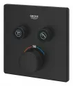 Unitate comanda Grohe SmartControl Cube, aparenta, termostat, 2 iesiri, necesita valva, mat, negru, 102166KF00 — imaginea 5